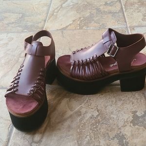 FREE PEOPLE Ava Platform Sandals (Size 7)